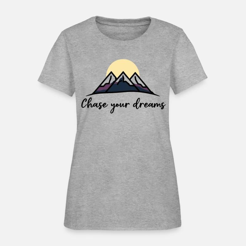 Chase Your Dreams Minimalist Mountain