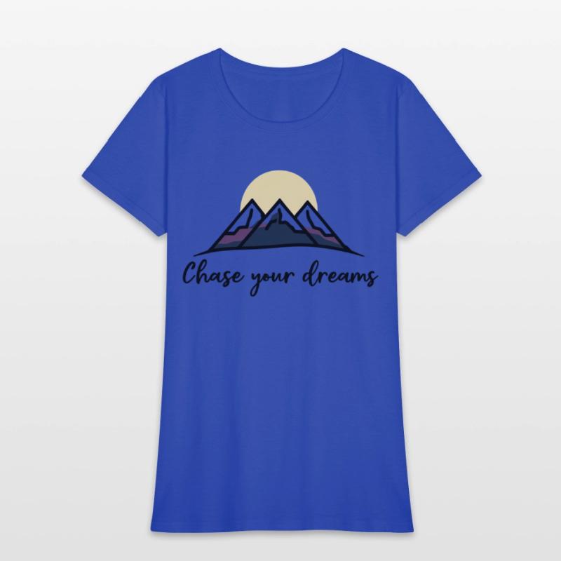 Chase Your Dreams Minimalist Mountain