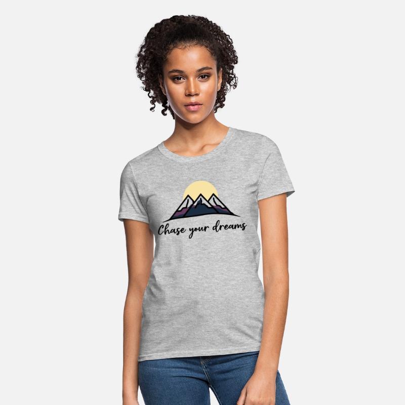 Chase Your Dreams Minimalist Mountain