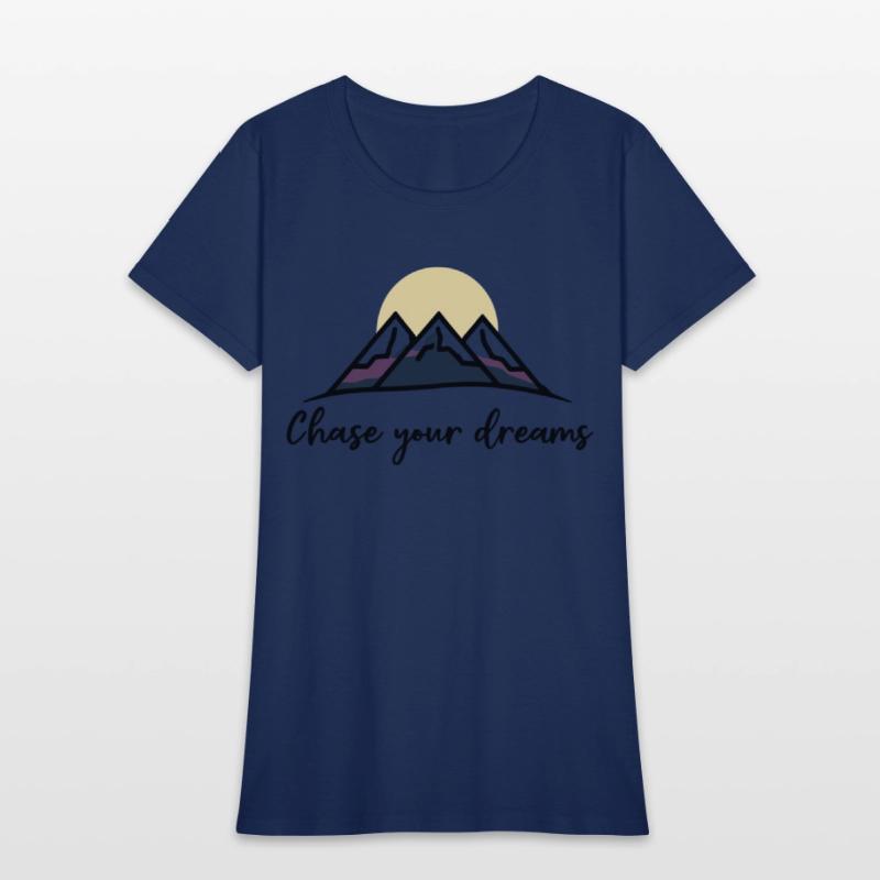 Chase Your Dreams Minimalist Mountain