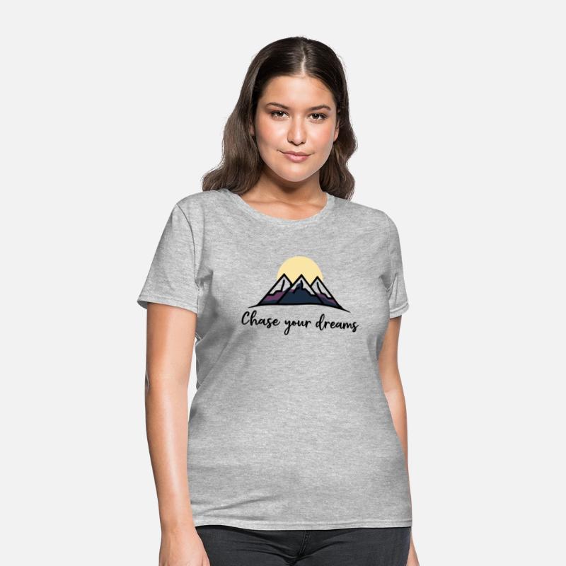 Chase Your Dreams Minimalist Mountain