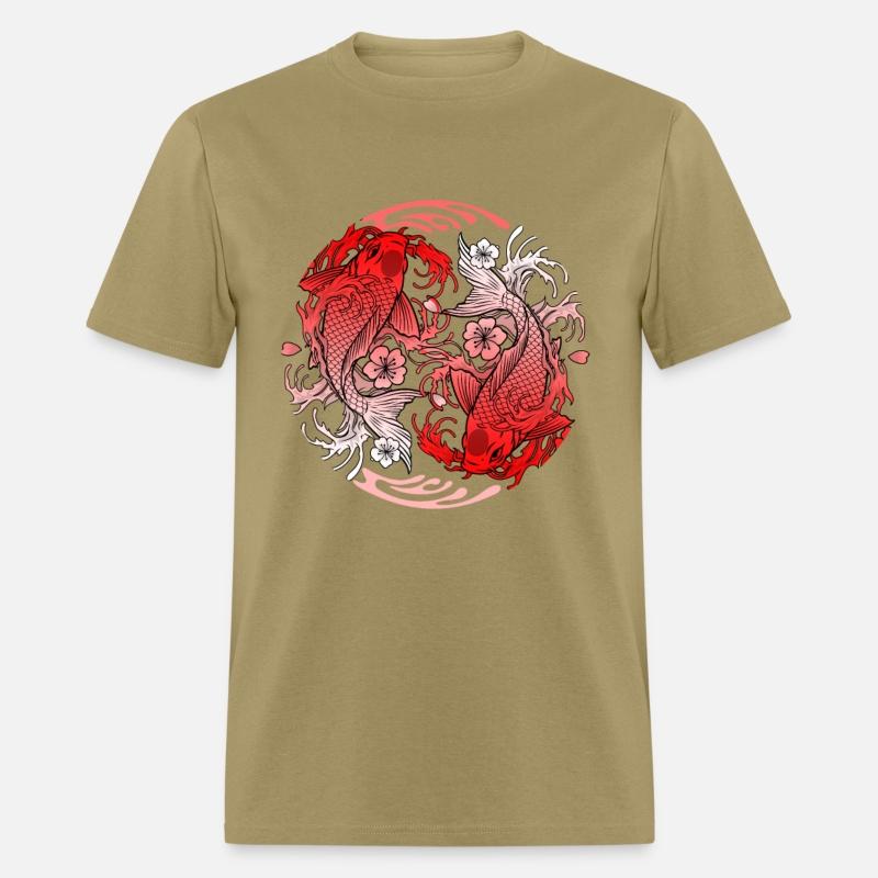 Cherry Blossom Shirt, Japanese Koi Carp