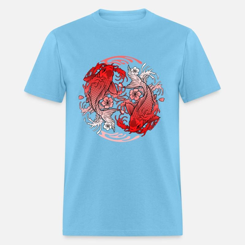 Cherry Blossom Shirt, Japanese Koi Carp