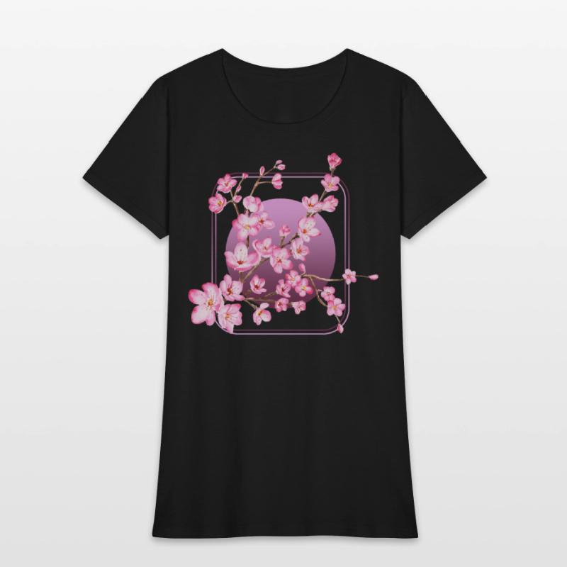 Cherry Blossom Shirt, Pink Sakura Kawaii