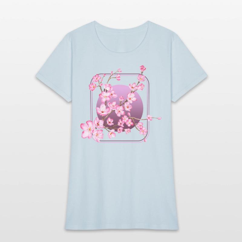 Cherry Blossom Shirt, Pink Sakura Kawaii