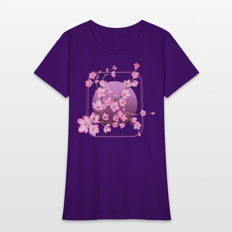 Cherry Blossom Shirt, Pink Sakura Kawaii