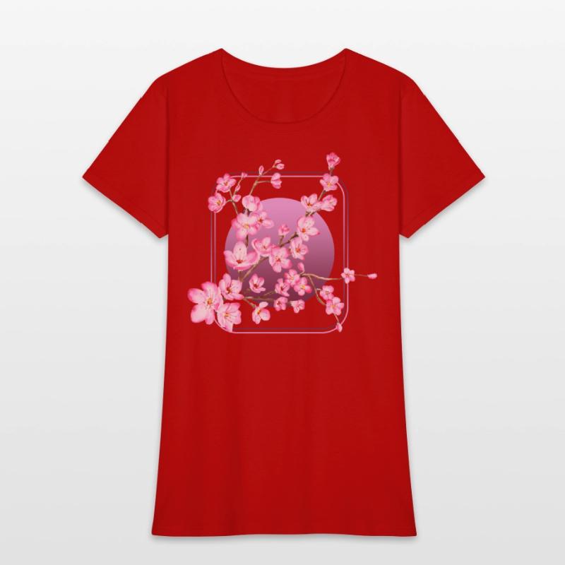 Cherry Blossom Shirt, Pink Sakura Kawaii