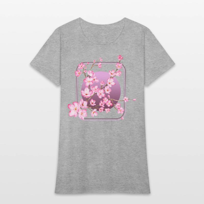 Cherry Blossom Shirt, Pink Sakura Kawaii