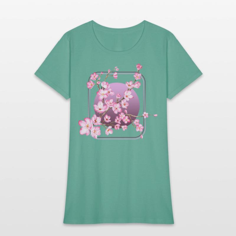 Cherry Blossom Shirt, Pink Sakura Kawaii