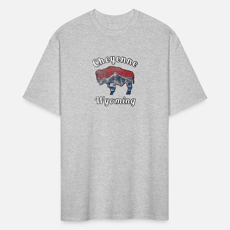 Cheyenne Wyoming With Flag Themed Mountain Scenery