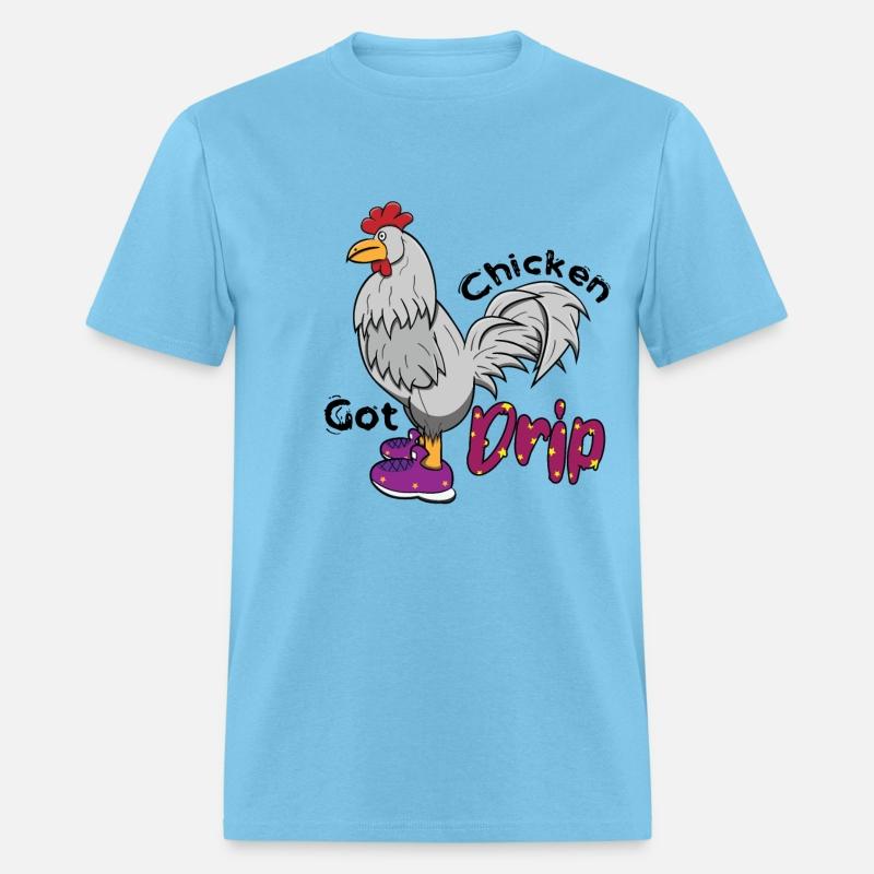 Chicken With Shoes White Purple DRIP