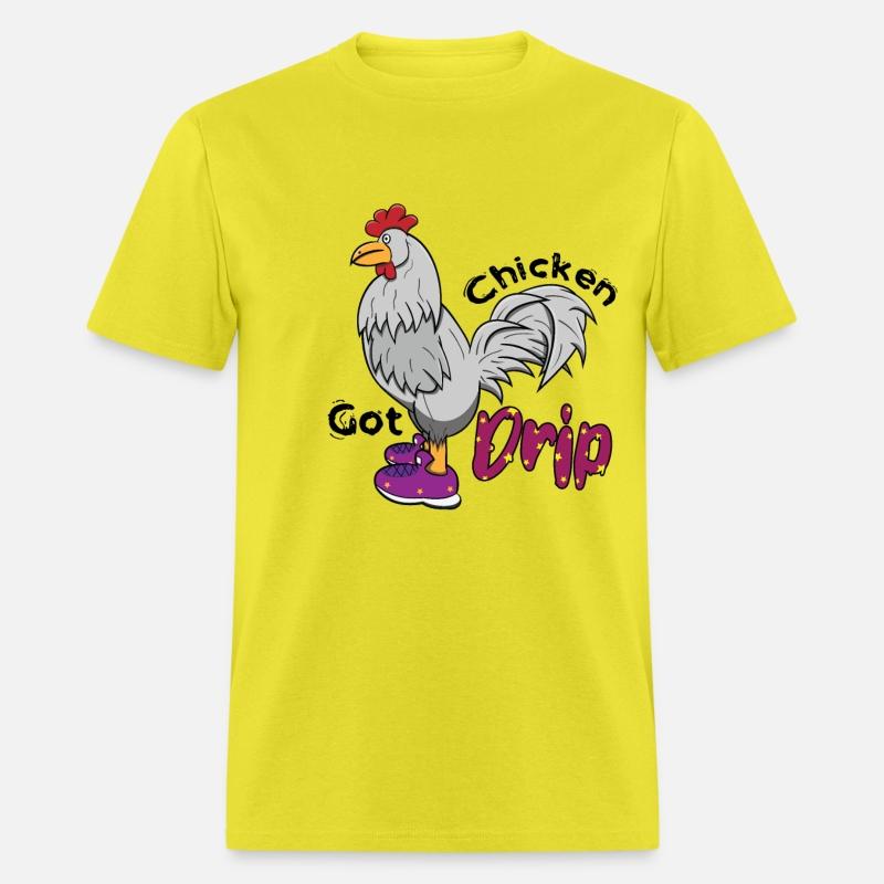 Chicken With Shoes White Purple DRIP
