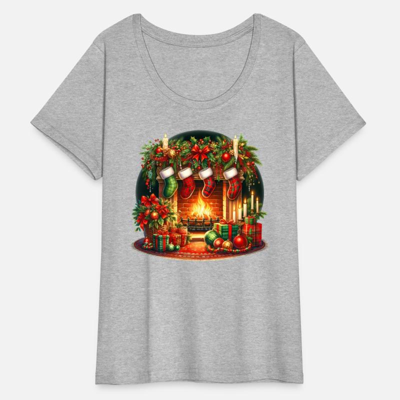 Christmas Merry Christmas For Gift Fireplace