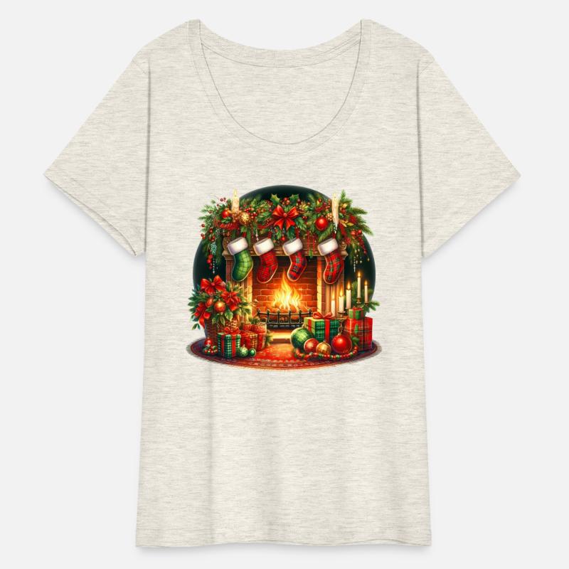 Christmas Merry Christmas For Gift Fireplace