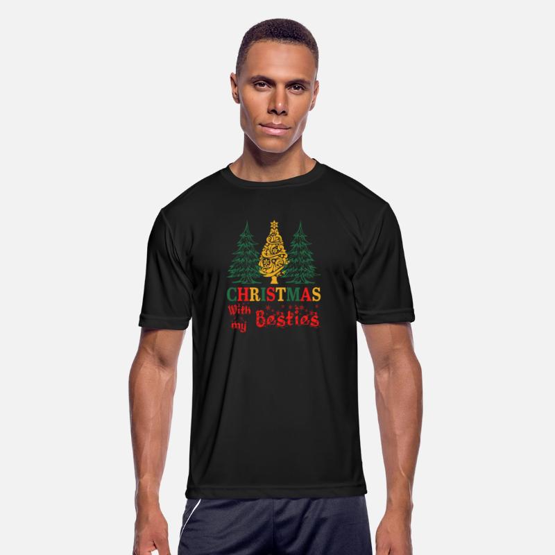 Christmas With my Besties Tree Funny Apparel