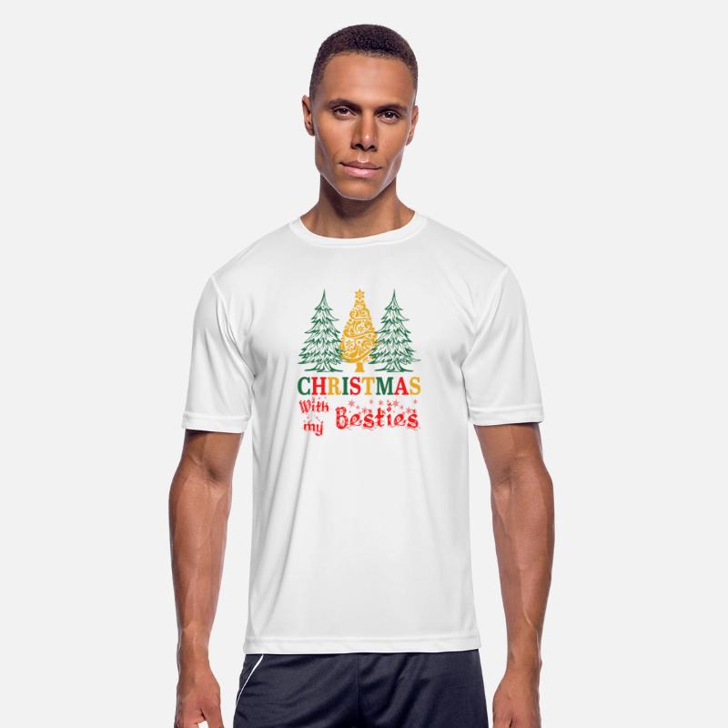Christmas With my Besties Tree Funny Apparel