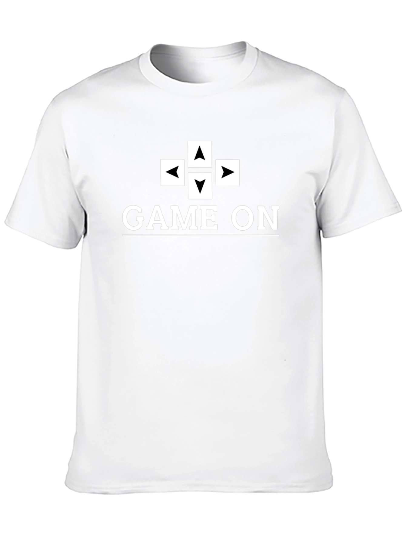 Game On Black T-Shirt - Gamer Graphic Tee
