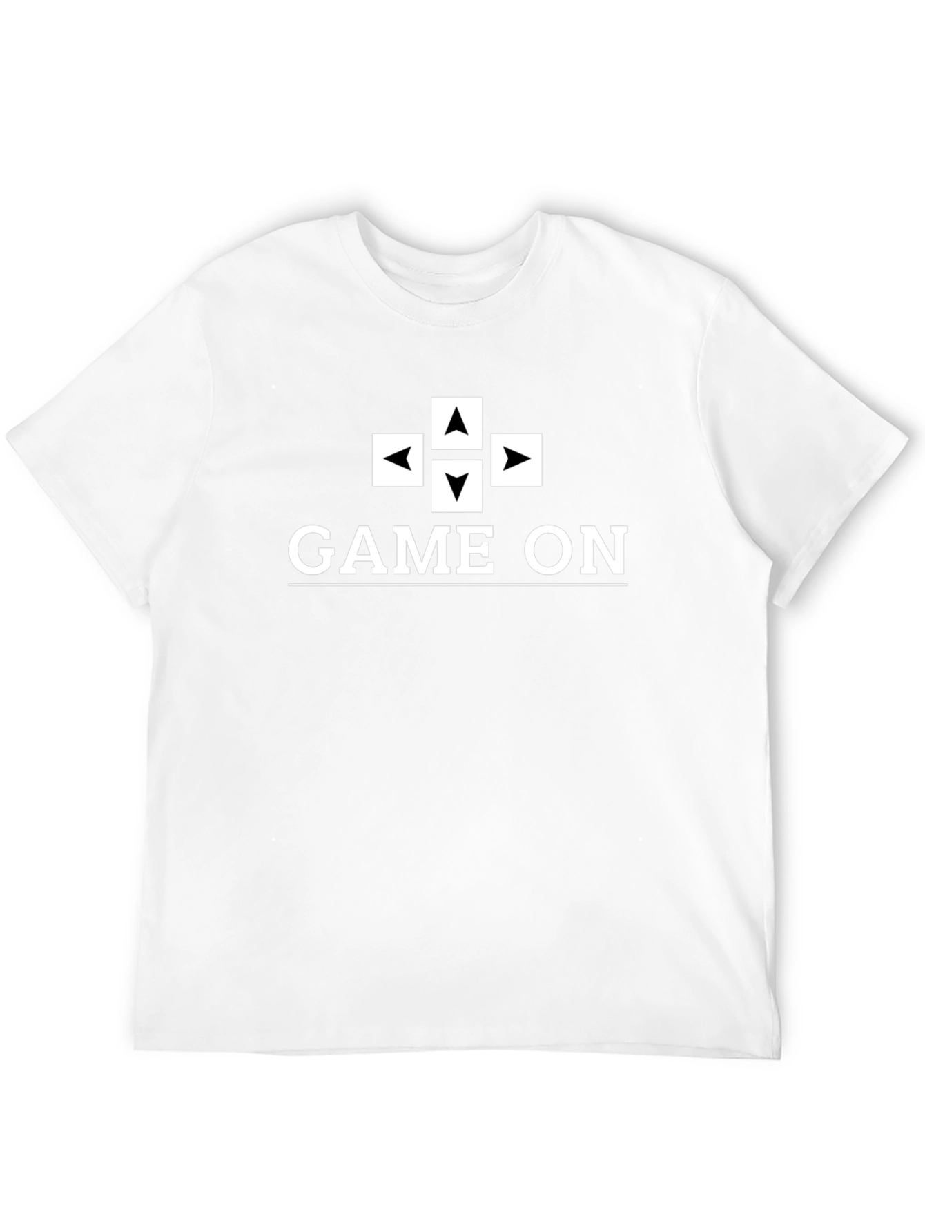 Game On Black T-Shirt - Gamer Graphic Tee