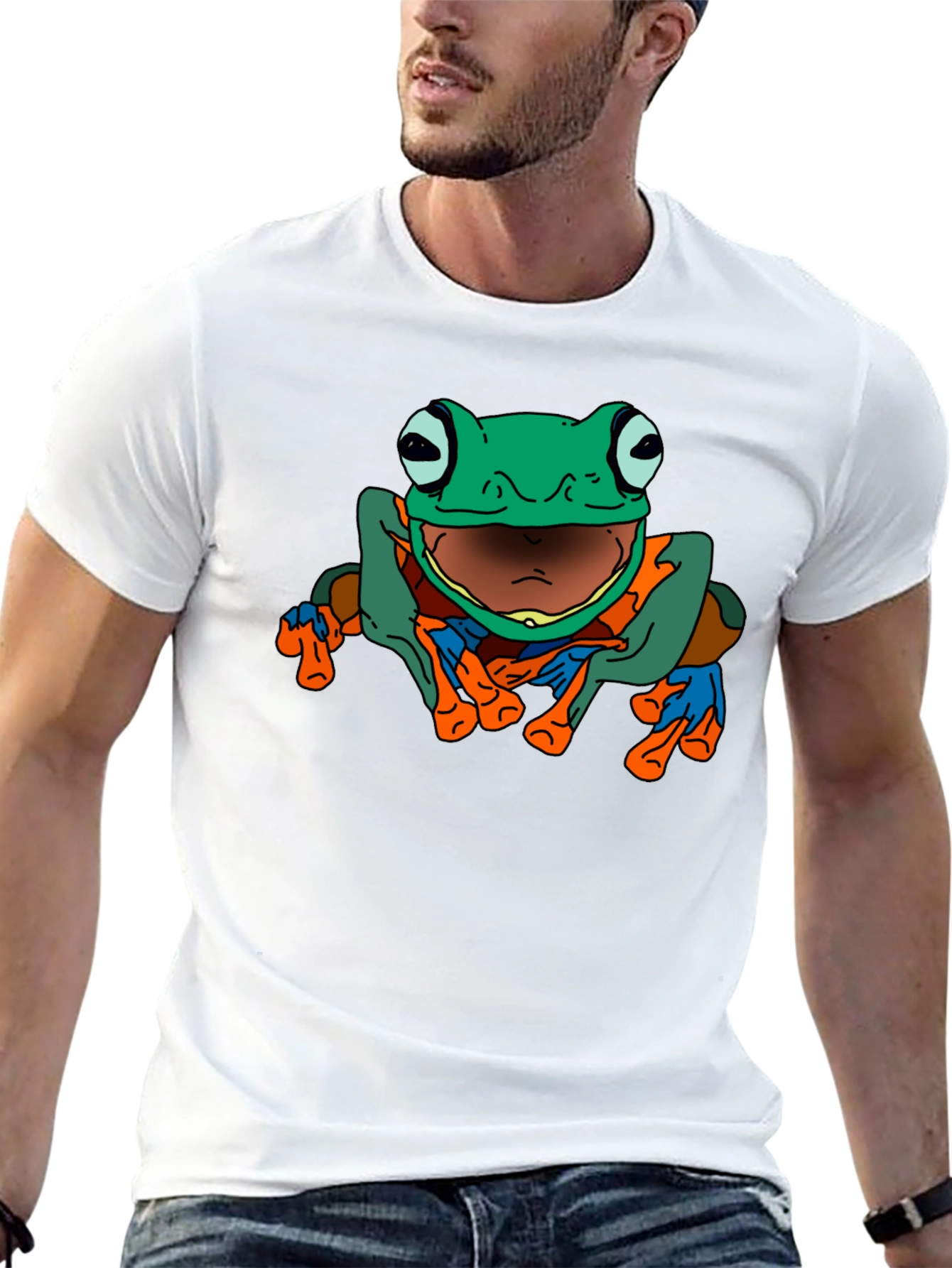 Frog Graphic Tee - Mens Black T-Shirt