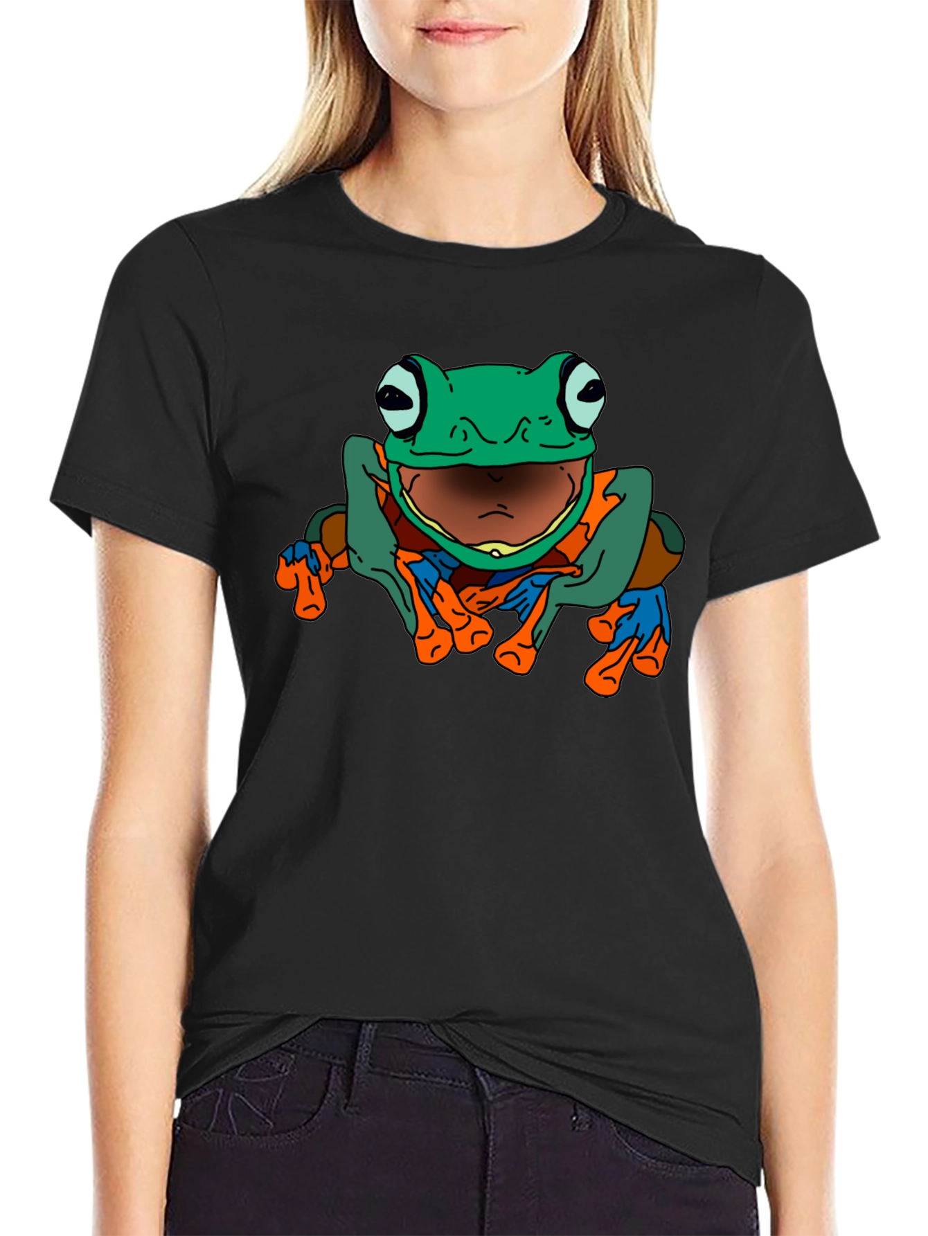 Frog Graphic Tee - Mens Black T-Shirt