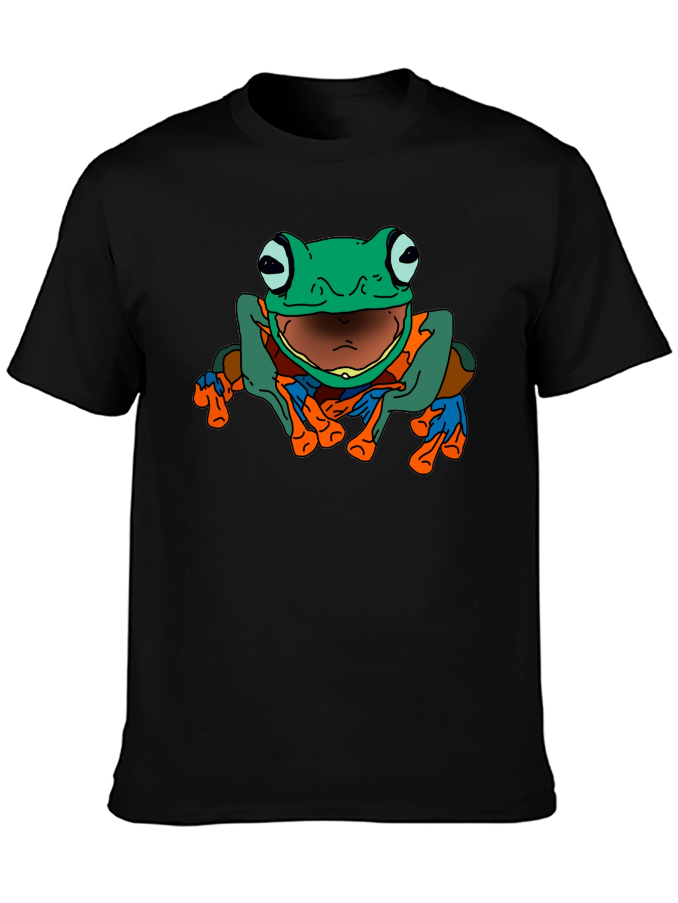 Frog Graphic Tee - Mens Black T-Shirt