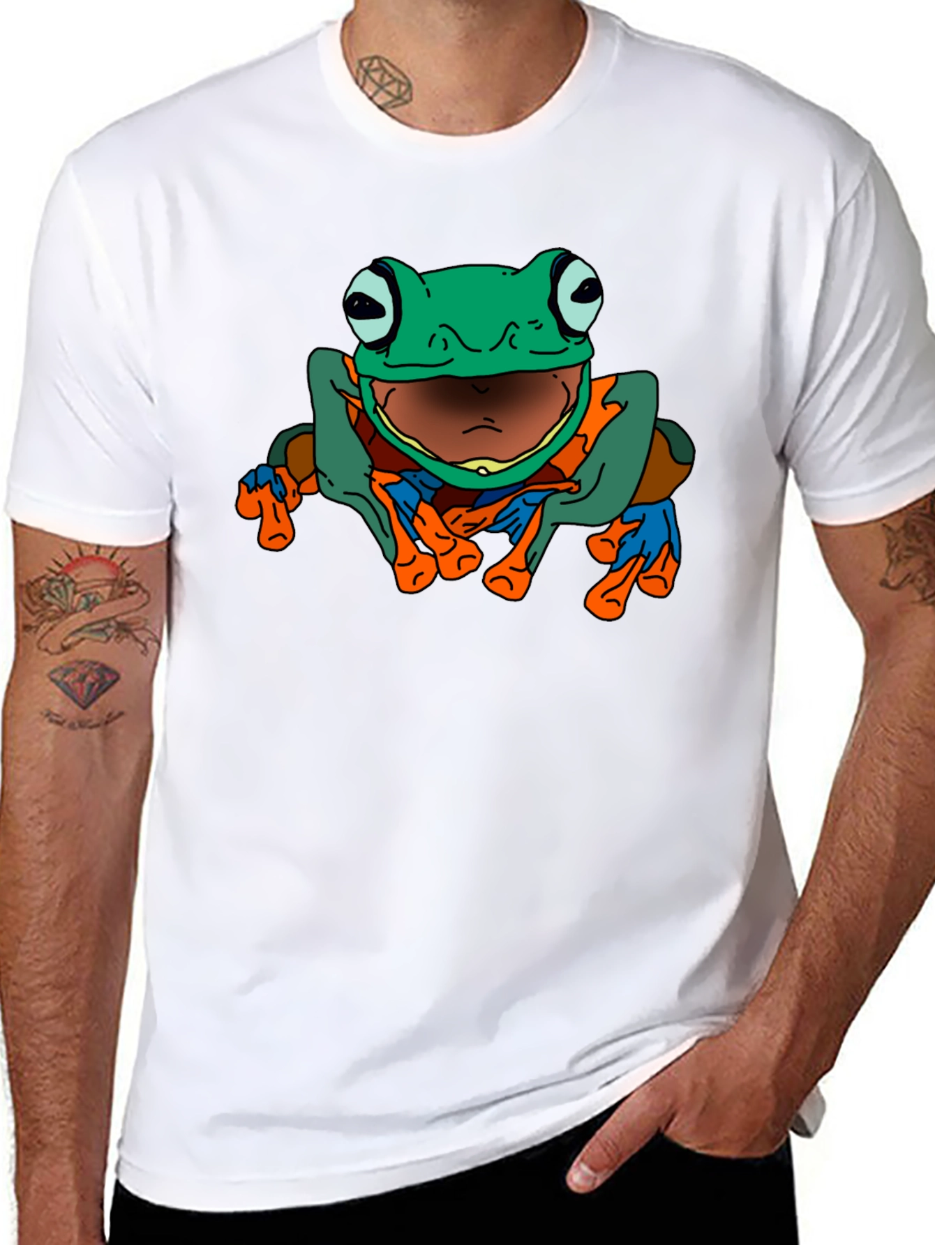 Frog Graphic Tee - Mens Black T-Shirt