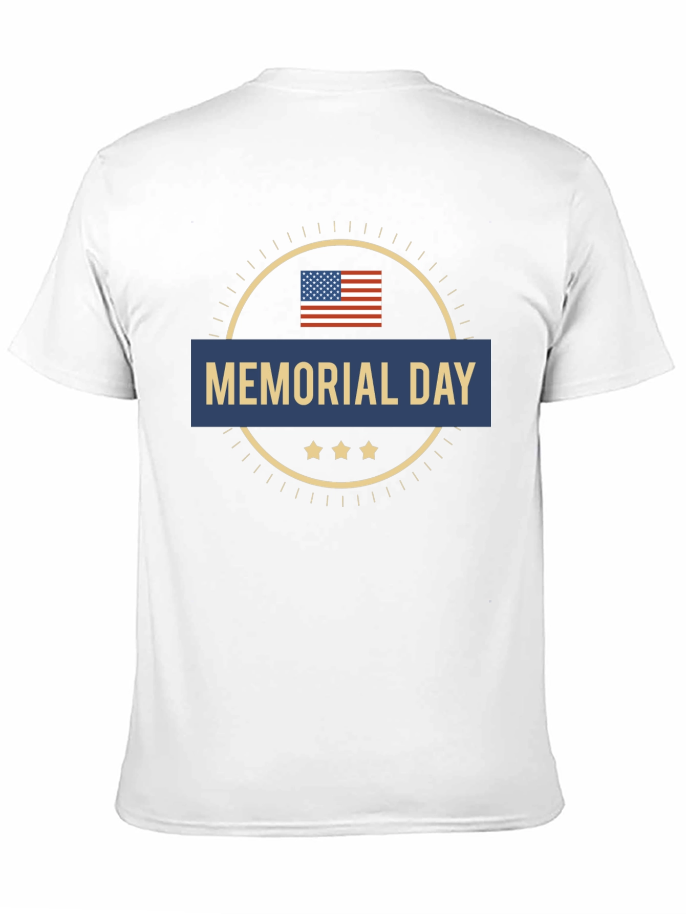 Memorial Day USA Flag Graphic T-Shirt