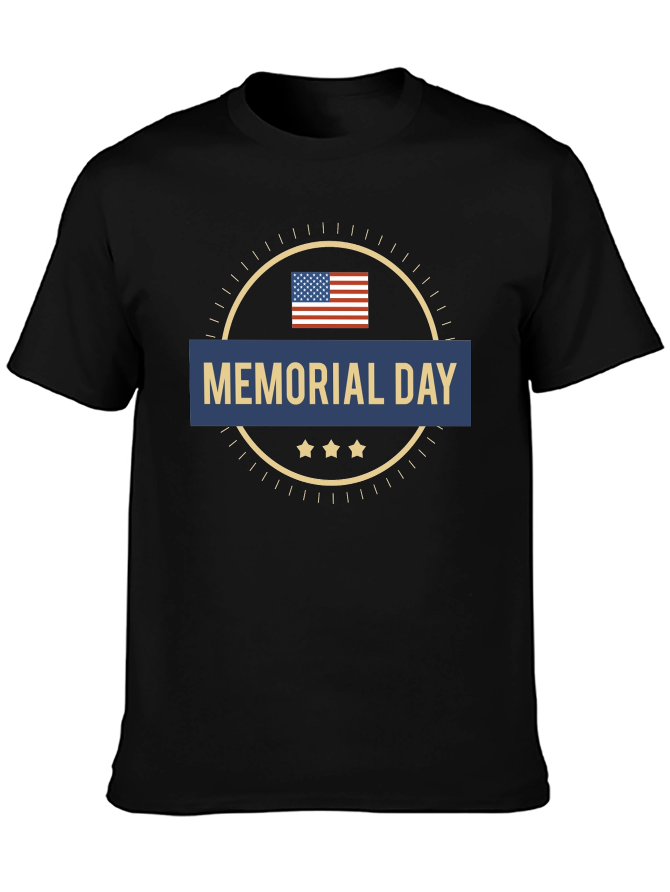 Memorial Day USA Flag Graphic T-Shirt