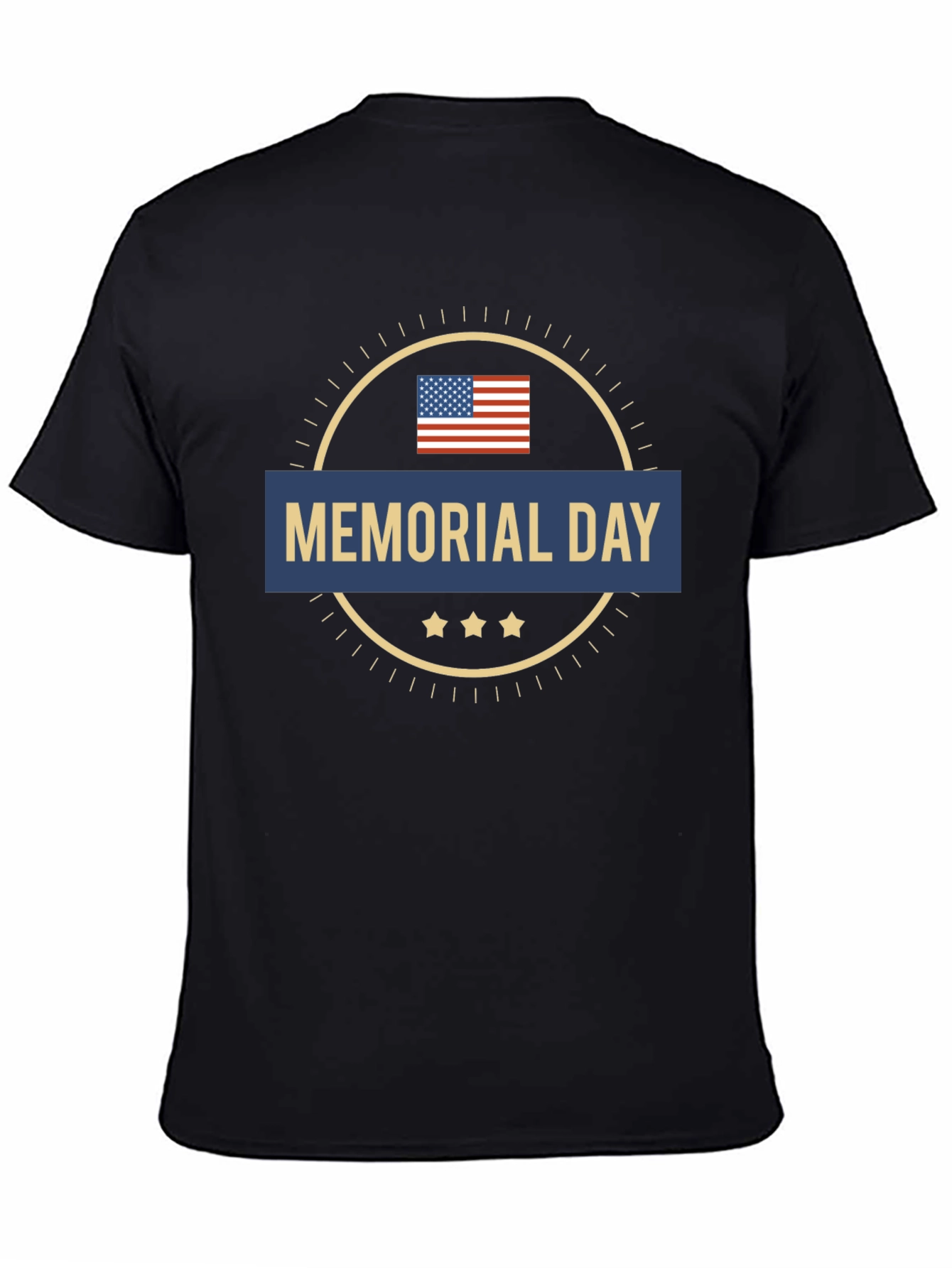 Memorial Day USA Flag Graphic T-Shirt