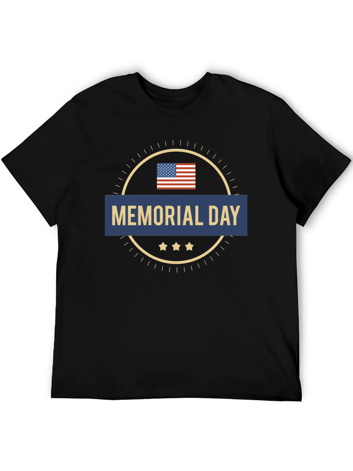 Memorial Day USA Flag Graphic T-Shirt