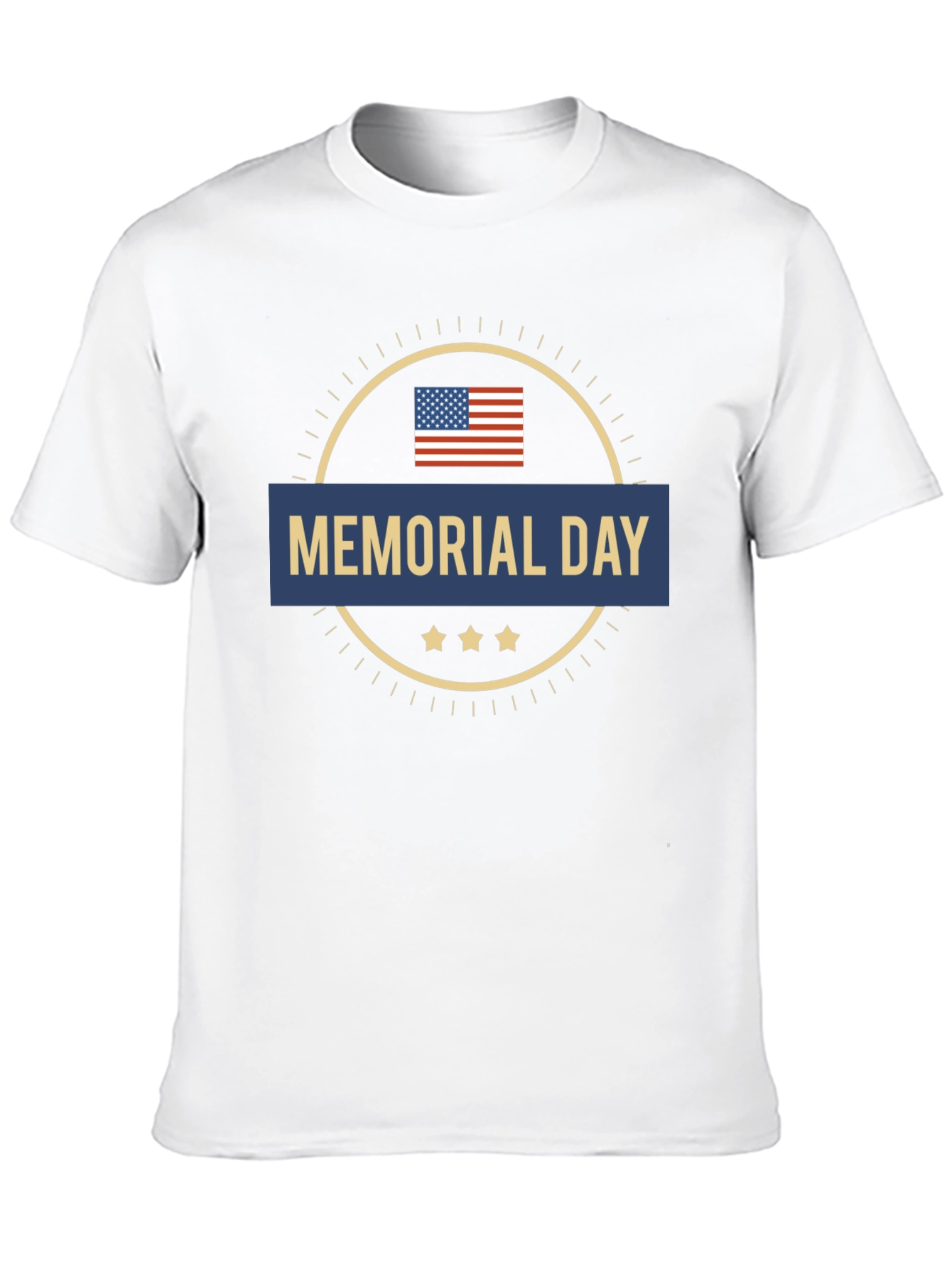 Memorial Day USA Flag Graphic T-Shirt