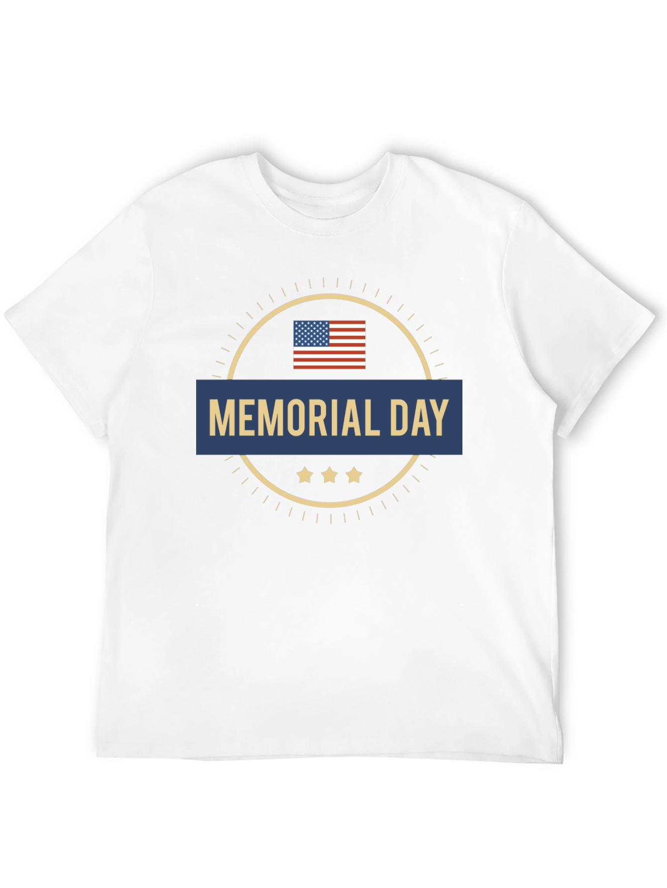 Memorial Day USA Flag Graphic T-Shirt