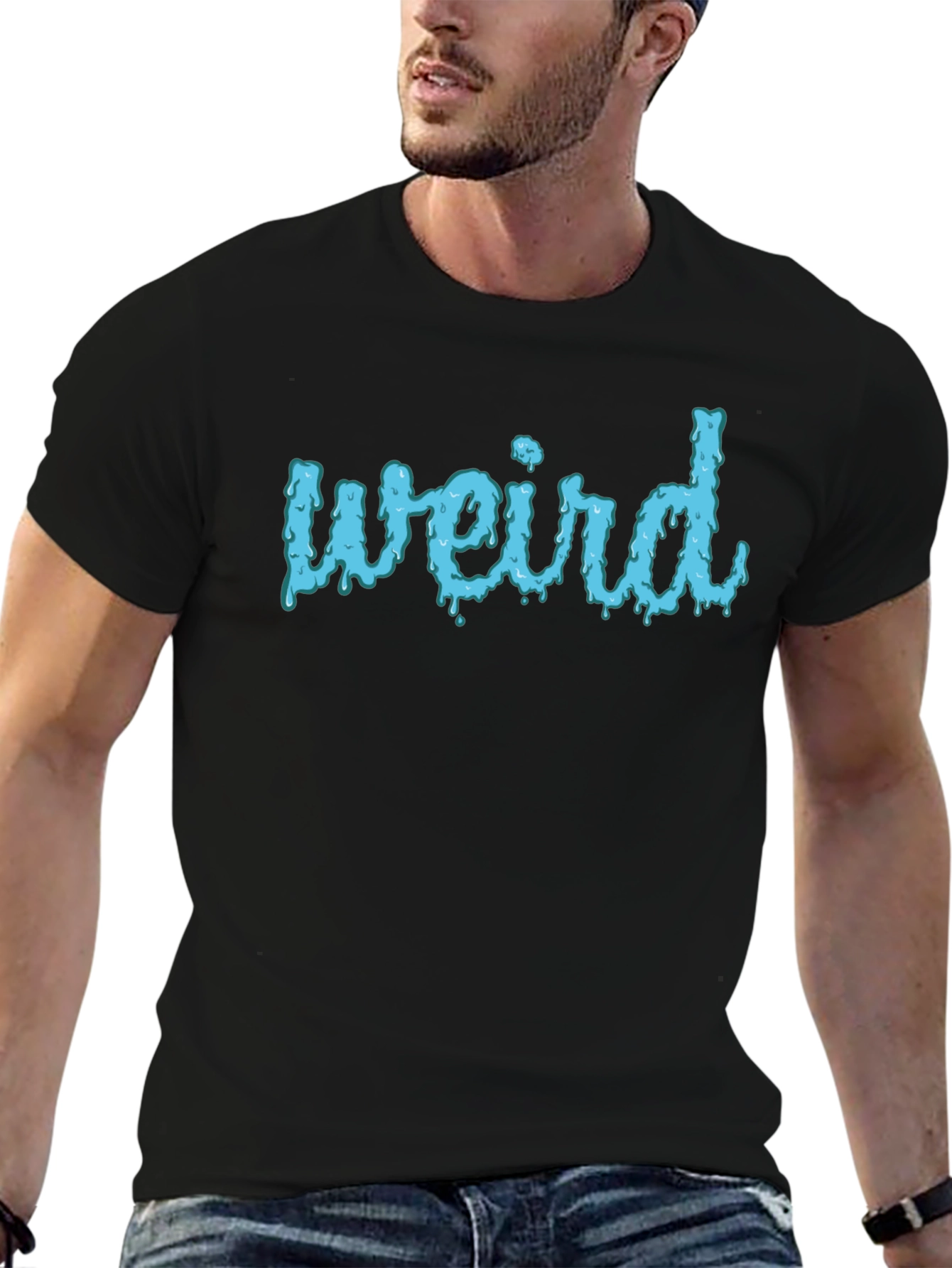 Weird Drip Tee - Cool Graphic Print T-Shirt