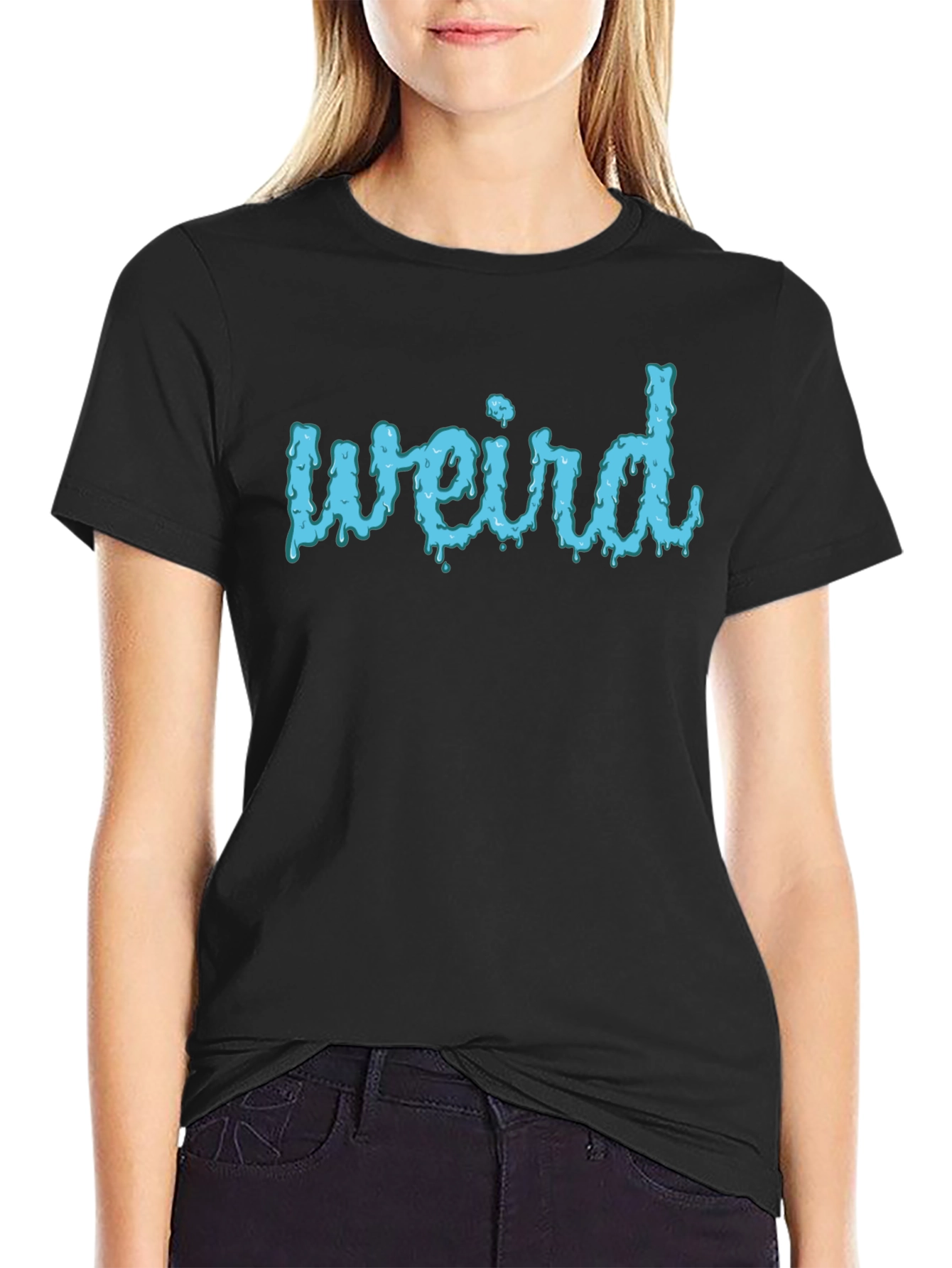 Weird Drip Tee - Cool Graphic Print T-Shirt