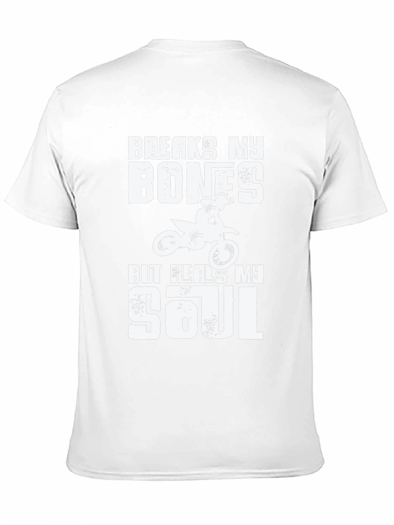 Breaks My Bones Dirt Bike Graphic T-Shirt