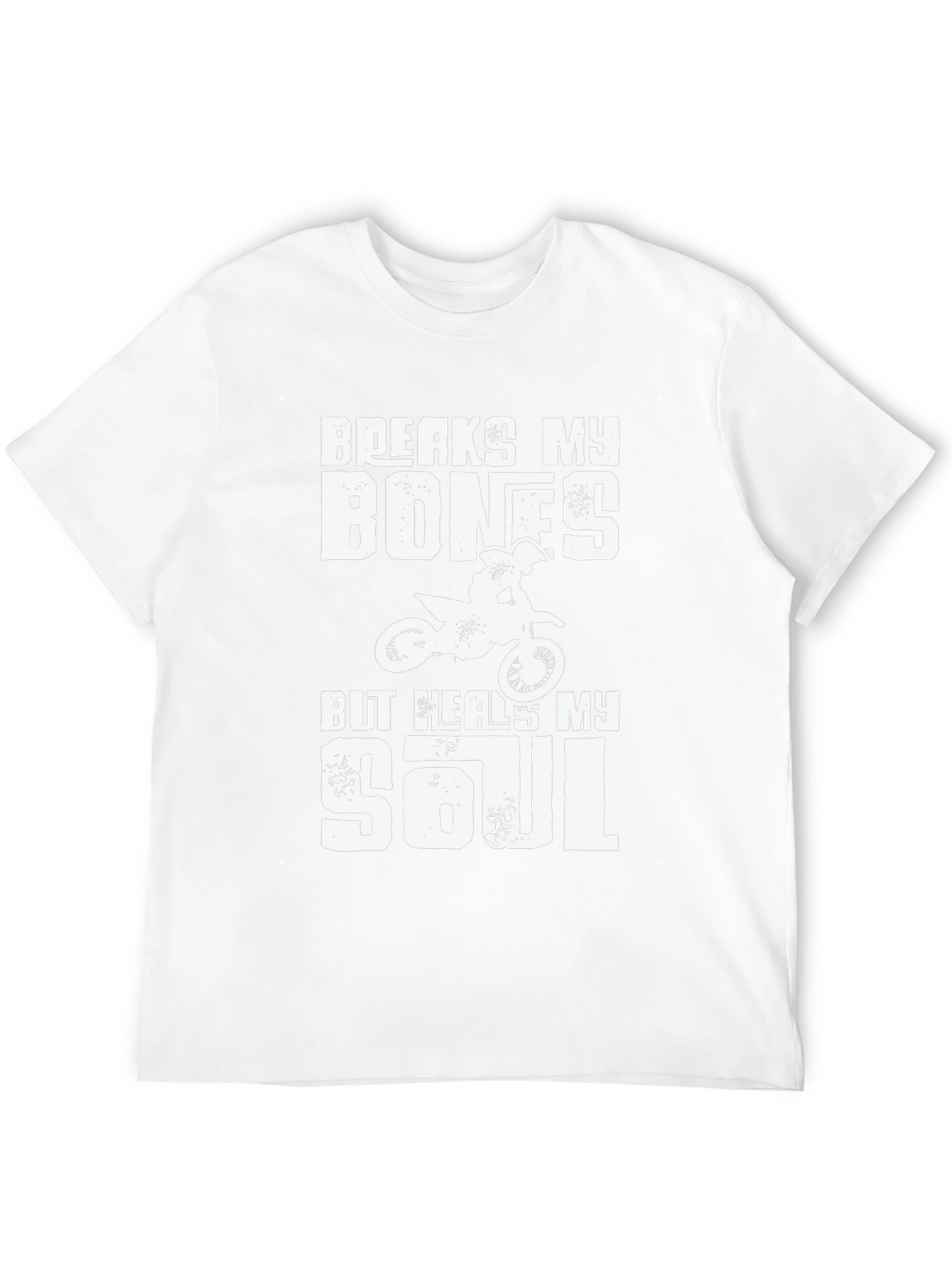 Breaks My Bones Dirt Bike Graphic T-Shirt