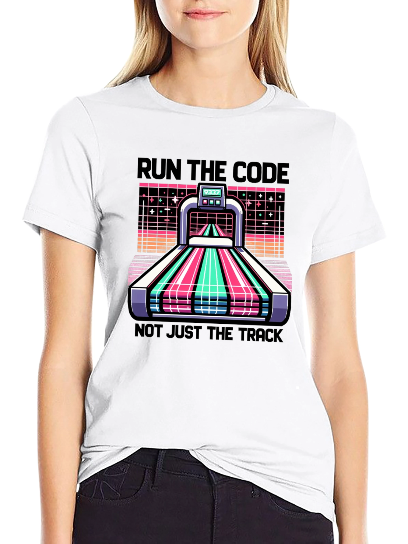 Run the Code Graphic T-Shirt