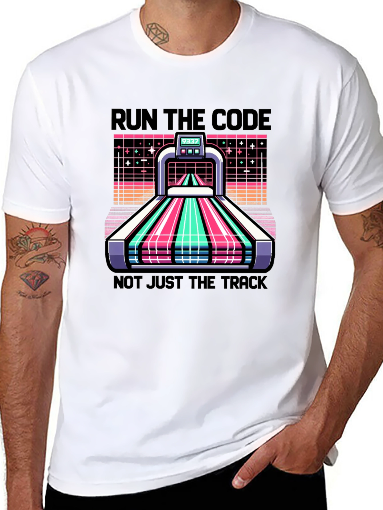 Run the Code Graphic T-Shirt