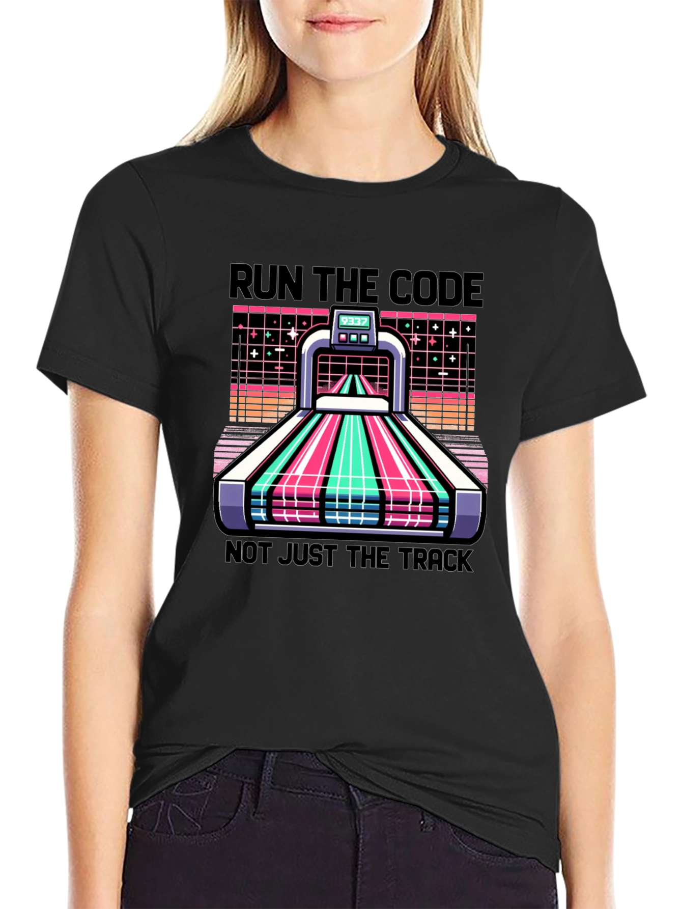 Run the Code Graphic T-Shirt