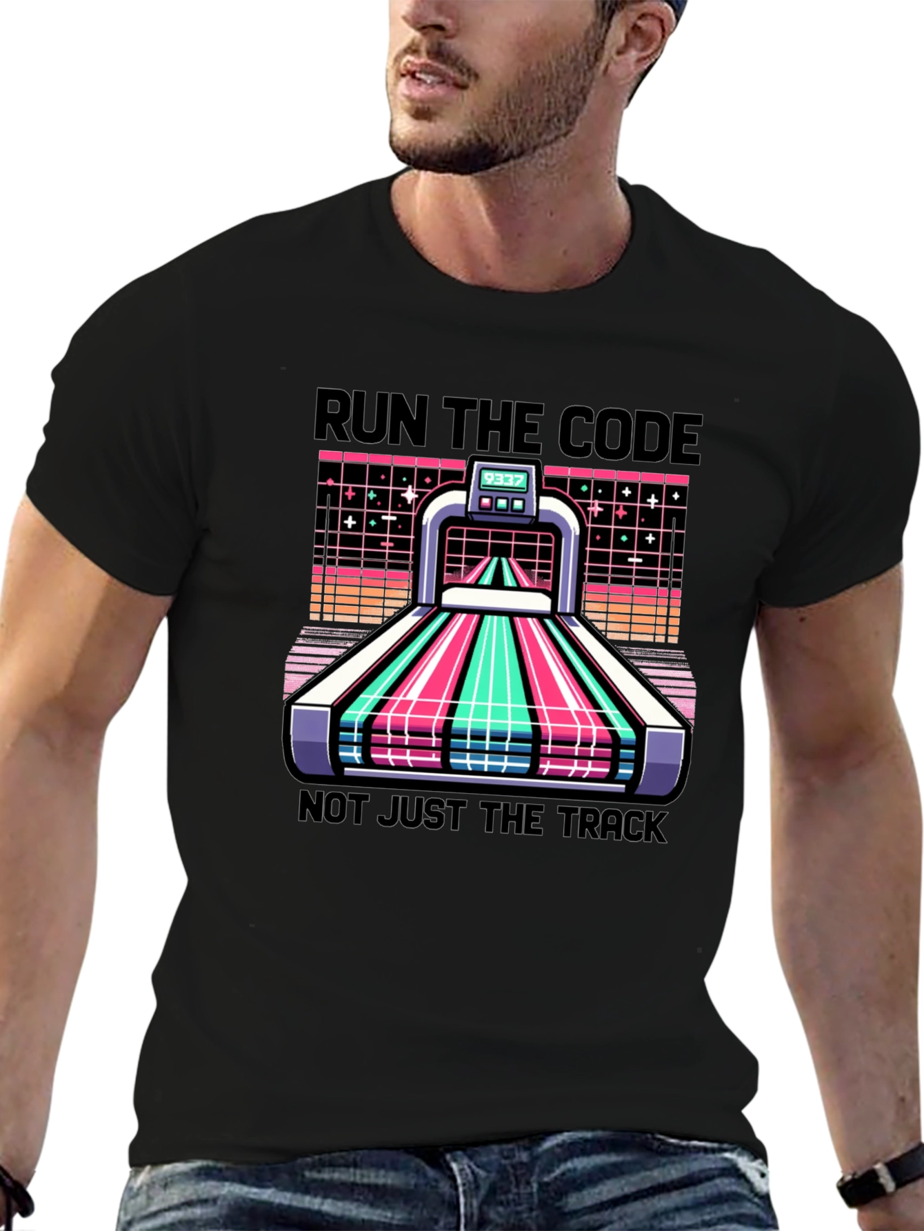 Run the Code Graphic T-Shirt