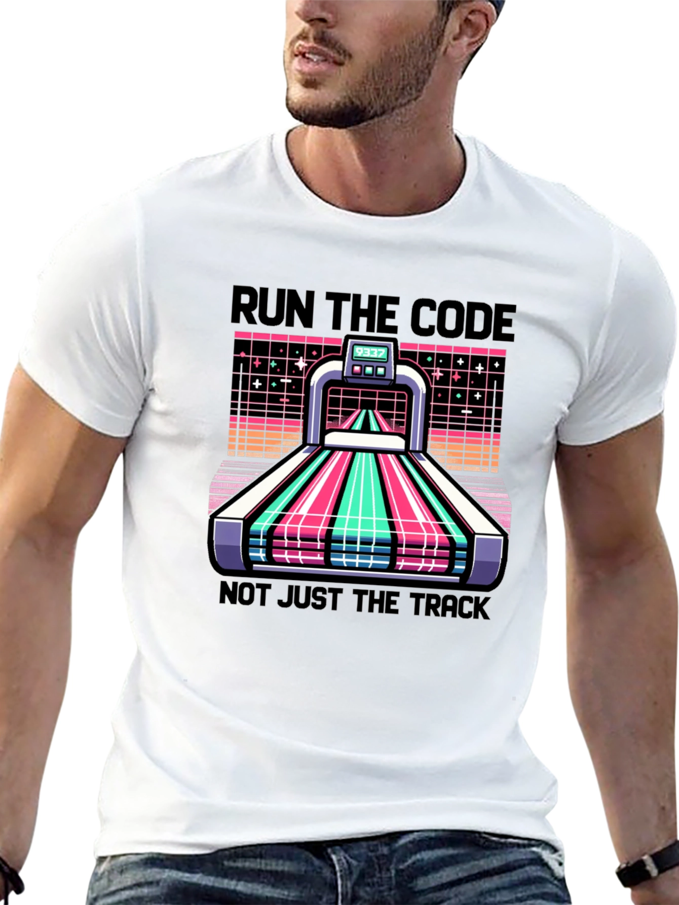 Run the Code Graphic T-Shirt