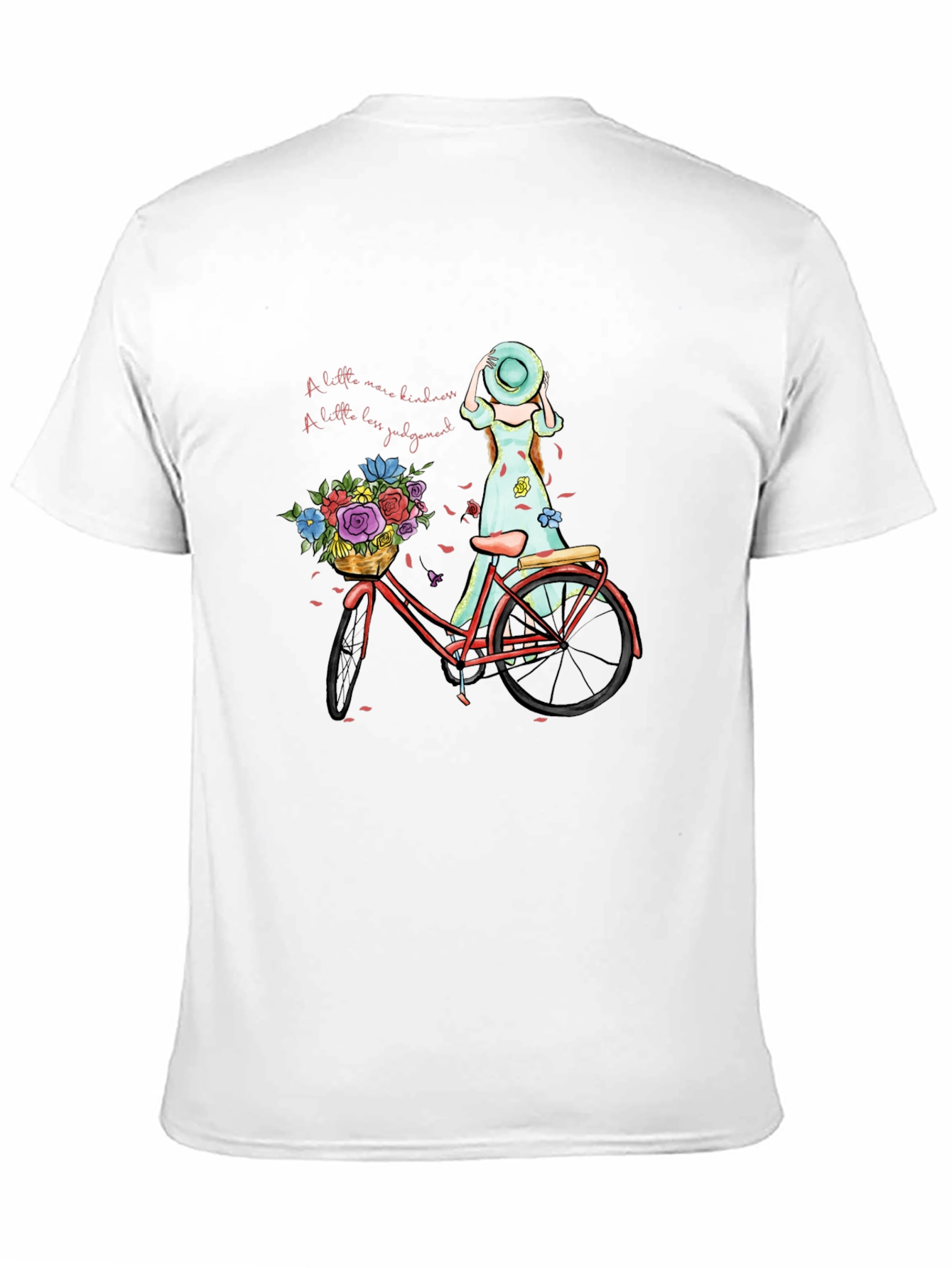 Kindness Bicycle Graphic Tee - Casual Comfort