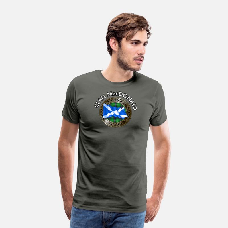 Clan MacDonald Tartan Knot & Flag