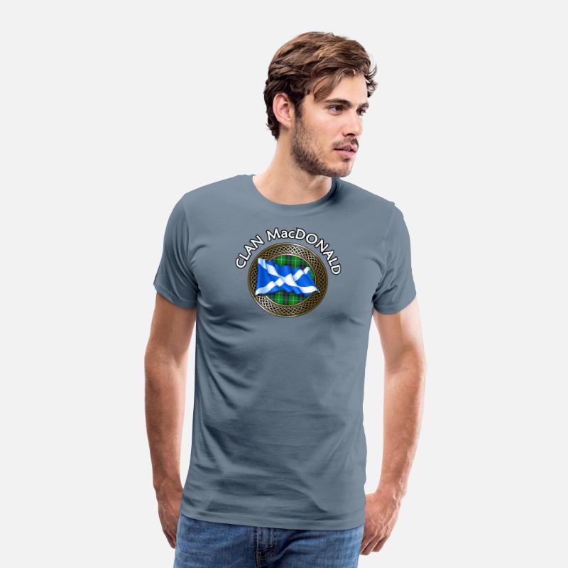 Clan MacDonald Tartan Knot & Flag