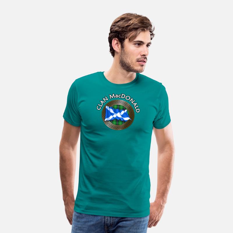 Clan MacDonald Tartan Knot & Flag