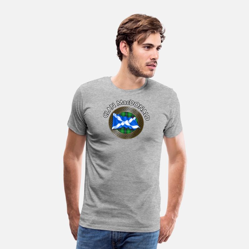Clan MacDonald Tartan Knot & Flag
