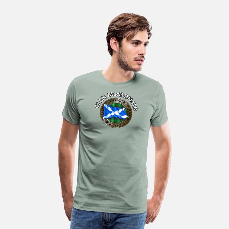 Clan MacDonald Tartan Knot & Flag