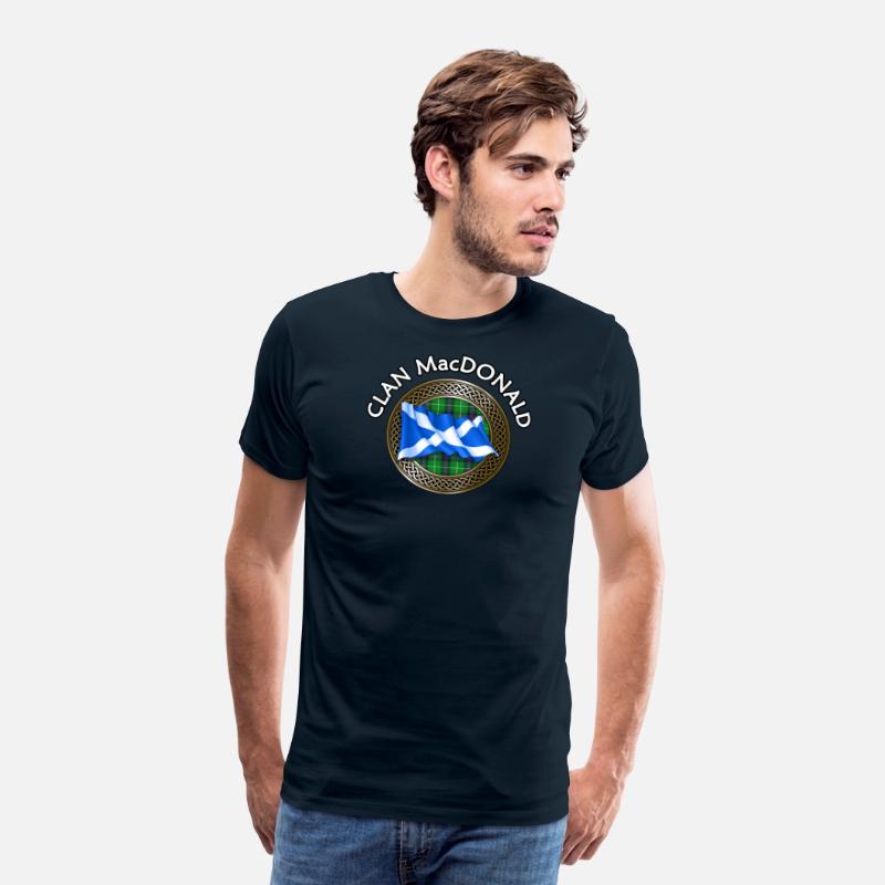 Clan MacDonald Tartan Knot & Flag
