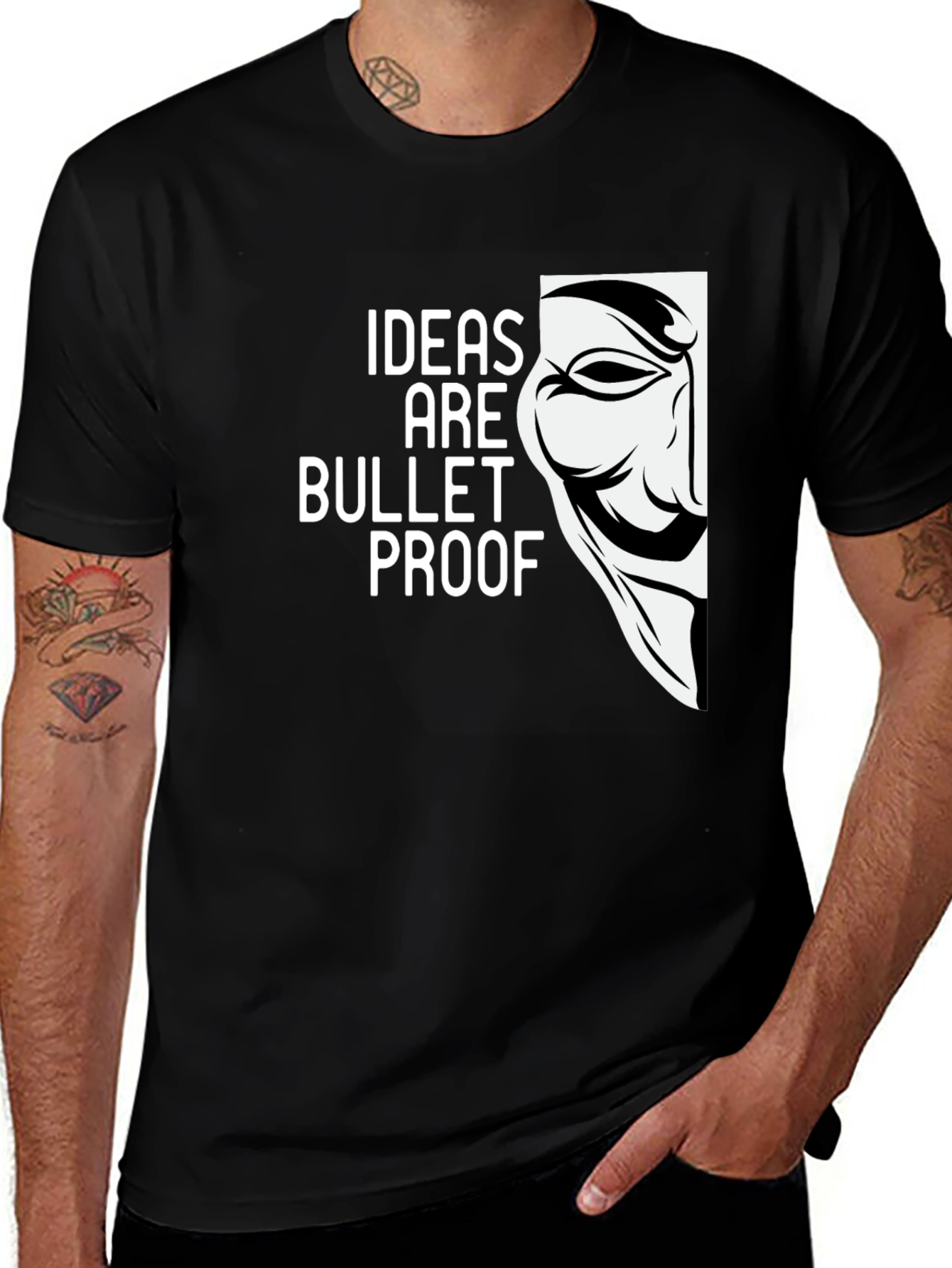 Ideas Are Bulletproof Graphic Tee