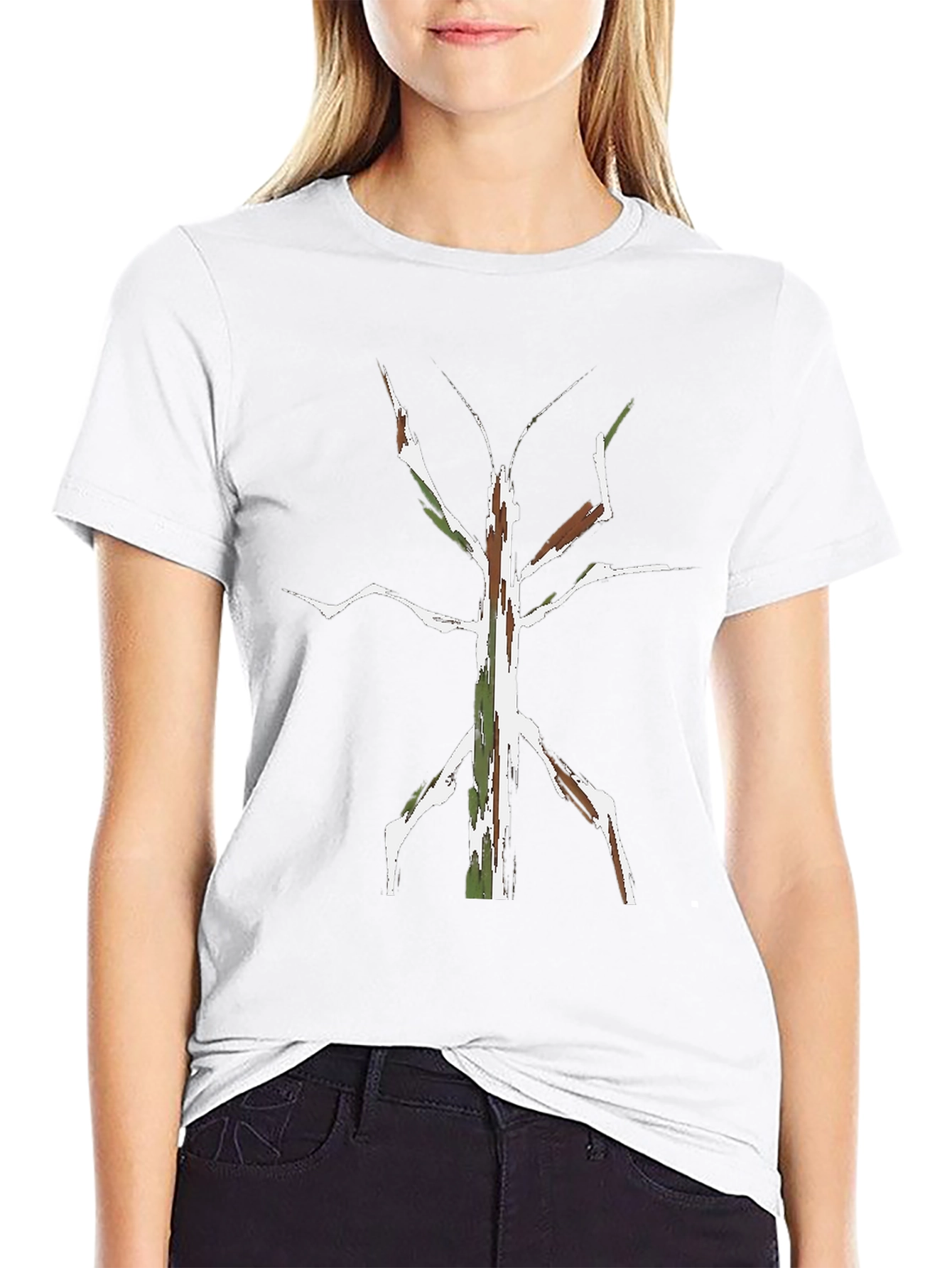 Stick Bug Camo Tee - Nature Inspired Graphic Shirt